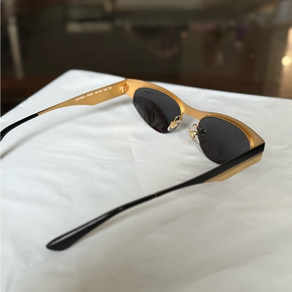 Gigi Hadid for Vogue Gold and Black Cat-Eye Sunglasses